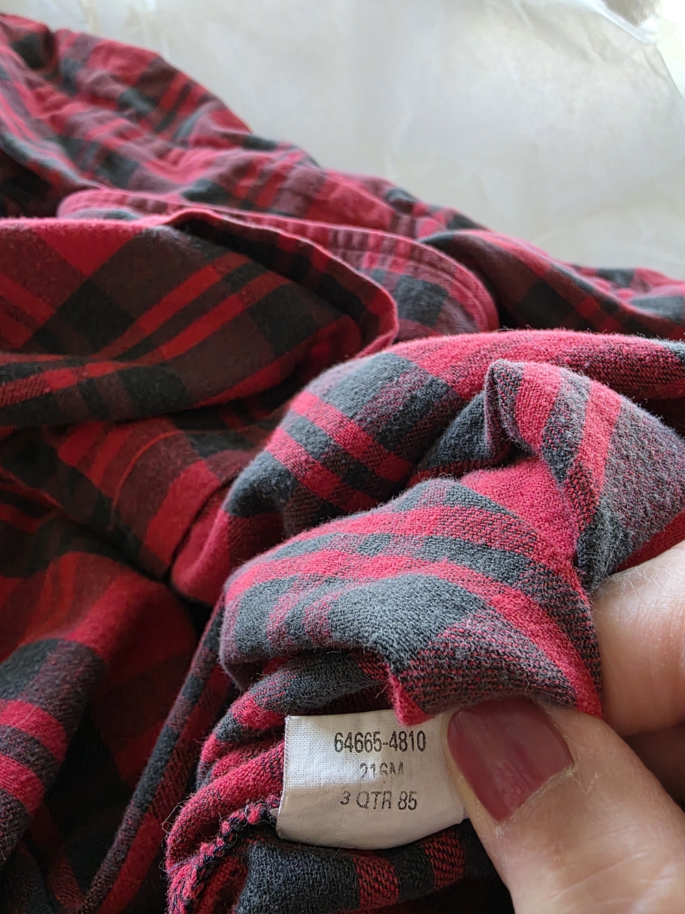 Vintage 1985 Levi Strauss Sutter Creek Plaid Flannel Shirt Men’s L - Picture 16 of 16